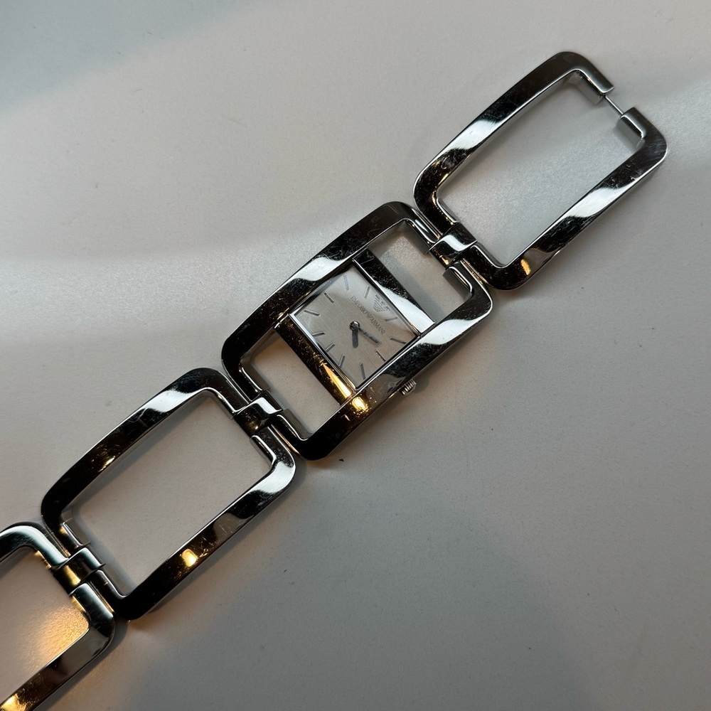 Emporio Armani Vintage Steel Wristwatch - Picture 3 of 6